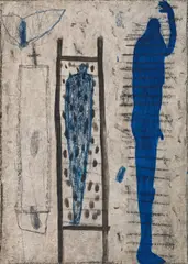 Gerhard Müller, o.T., 1993, Mischtechnik auf Papier; ungerahmt