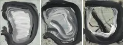 Siegfried Kaden, Triptychon, 1982, Acryl auf Leinwand; ungerahmt