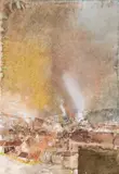 Gottfried Salzmann, Longwy, Aquarell auf Papier; gerahmt