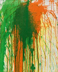 Hermann Nitsch, Schüttbild, 2021, Acryl auf Leinwand