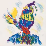Max Weiler, Gewächs, 1989, Farblithographie auf Papier; Auflage: E.d.K. /  99 Exemplare; ungerahmt
