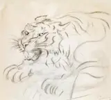Ludwig Heinrich Jungnickel, Tigerkopf