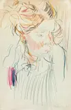 Oskar Kokoschka, Minona (study of the oil painting)