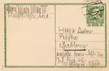 Egon Schiele, Postcard to Anton Peschka, 1915, pencil on cardboard, unframed