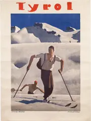 Alfons Walde, Poster "Tyrol, 1932, Offsetprint on paper on linen