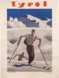 Alfons Walde, Poster "Tyrol, 1932, Offsetprint on paper on linen