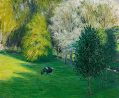 Max Kurzweil, Field in Brittany, ca. 1896, oil on canvas
