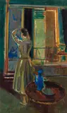 Lincoln arcade studio II by Joseph Floch, 1958, oil on canvas, offered Nov 2016