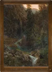Reinhold Kukla, 'Abenddämmerung', 1906, oil on canvas