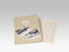 Oswald Oberhuber, Untitled (portfolio), 1972, original linen portfolio with 9 sheets as well as 2 photographs