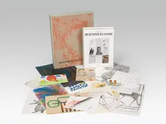 Künstler aus Gugging, Special edition of a catalogue with 21 originals, works on paper and one graphic reproduction and a catalogue (special edition) with original portfolio; unframed