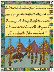 Fritz Opitz, One and a half century, 1977, mixed media on paper; framed