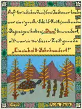 Fritz Opitz, One and a half century, 1977, mixed media on paper; framed
