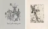 Max Weiler, Zwischenwesen" (intermediate being) (portfolio)