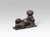Otto Eder, Superposing figure, 1963, bronze after concrete; edition 7/20