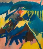 Hermann Bayer, Untitled, 1969, oil on canvas; unframed
