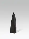 Christian Frank, Figure, 1995, black granite