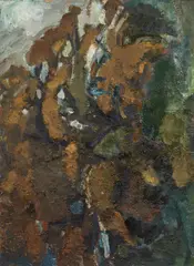 Franz Grabmayr, Landscape, ca. 1965, oil on canvas; unframed