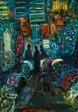 Robert Hammerstiel, Teppichladen in Avachova (Griechenland)" (Carpet store in Avachova (Greece))