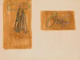 Edgar Honetschläger, Untitled, 1990, mixed media on paper; unframed