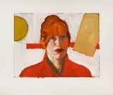 Xenia Hausner, Lola, 2002, hand coloured lithograph; edition: 15/30; framed
