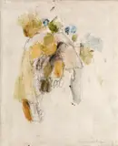 Peter Krawagna, Untitled, 1977, mixed media on canvas; framed