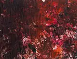 Hermann Nitsch, Untitled, 2014, acrylic on paper; framed