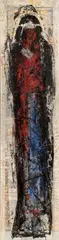 Natura Morte by Valentin Oman, 1998/2001, mixed media on canvas; framed, sold Nov 2016