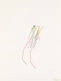 Untitled by Oswald Oberhuber, 1988, mixed media on paper; unframed, offered Nov 2016