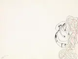 Untitled by Oswald Oberhuber, 1985, mixed media on paper; unframed, offered Nov 2016