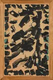 Oswald Oberhuber, Untitled, 1949, mixed media on cardboard; framed