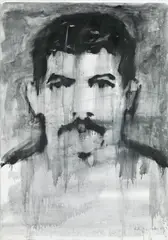 Peter Raneburger, KKXX (from the series "Kranke Köpfe"), oil on canvas; unframed
