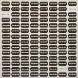 Curt Stenvert, Untitled, collage (razor blades, rhinestones) on varnished wood; unframed