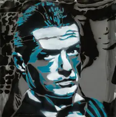 Falco by Wolfgang Uranitsch, 2016, acrylic varnish spray on iron, series 2 of 6, offered Nov 2016