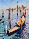 Thomas Metlewicz, Venezia, 2001, oil on canvas; framed