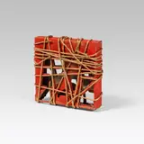 Walter Weer, Untitled; Wallobject, 2002, cardboard, string; painted