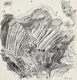 Max Weiler, Ferner Hügel" (Distant hill)