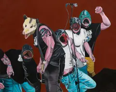 Deborah Sengl, Untitled, 2006, acrylic on canvas; unframed