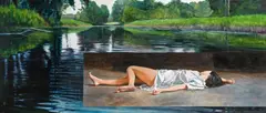Martin Schnur, Sound # 2, 2007, oil on canvas; framed