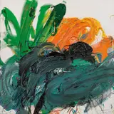 La Gomera by Otto Muehl, 1987, oil on canvas; unframed, sold Nov 2016