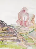 Maria Lassnig, Dionysos auf Cypern