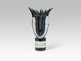 On-line by Kiki Kogelnik, 1996, glass sculpture; edition: 10 pieces, sold Nov 2016