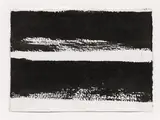 Untitled (from the series Sibirien) by Günther Uecker, 1984, watercolour on paper; framed, sold Nov 2016