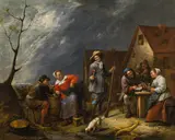 Gillis van Tilborgh, Return from the hunt, 1657, oil on canvas