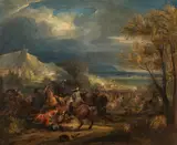 Adam Frans van der Meulen, A cavalry fight