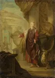 Johann Baptist Lampi the elder, Prince Wenzel Anton von Kaunitz-Rietberg (1711-1794), portrait in the robes of the Order of the Golden Fleece, c. 1786, oil on (paper on) canvas mounted on wood