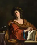 The Samian Sibyl by Giovanni Francesco Barbieri, called Guercino , follower of, oil on canvas, offered Oct 2016