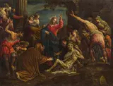 Leandro Bassano, The Raising of Lazarus, c. 1595-1600, oil on canvas