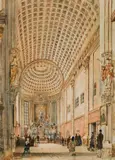 Rudolf von Alt, View into the choir of the "Kirche am Hof" ("Kirche zu den neun Chören der Engel") in Vienna