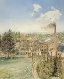 Rudolf von Alt, Factory site (paper factory Klein-Neusiedl ?)